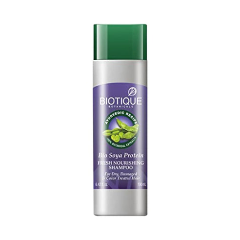 Biotique Bio Soya Protein Fresh Nourishing Shampoo bottle of 190 ml Shampoo X  2